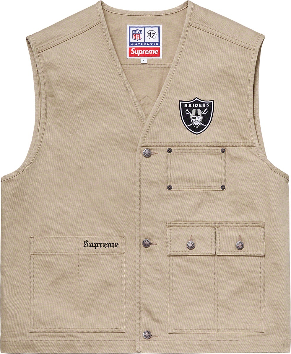 Supreme®/NFL/Raiders/'47 Denim Vest view 7